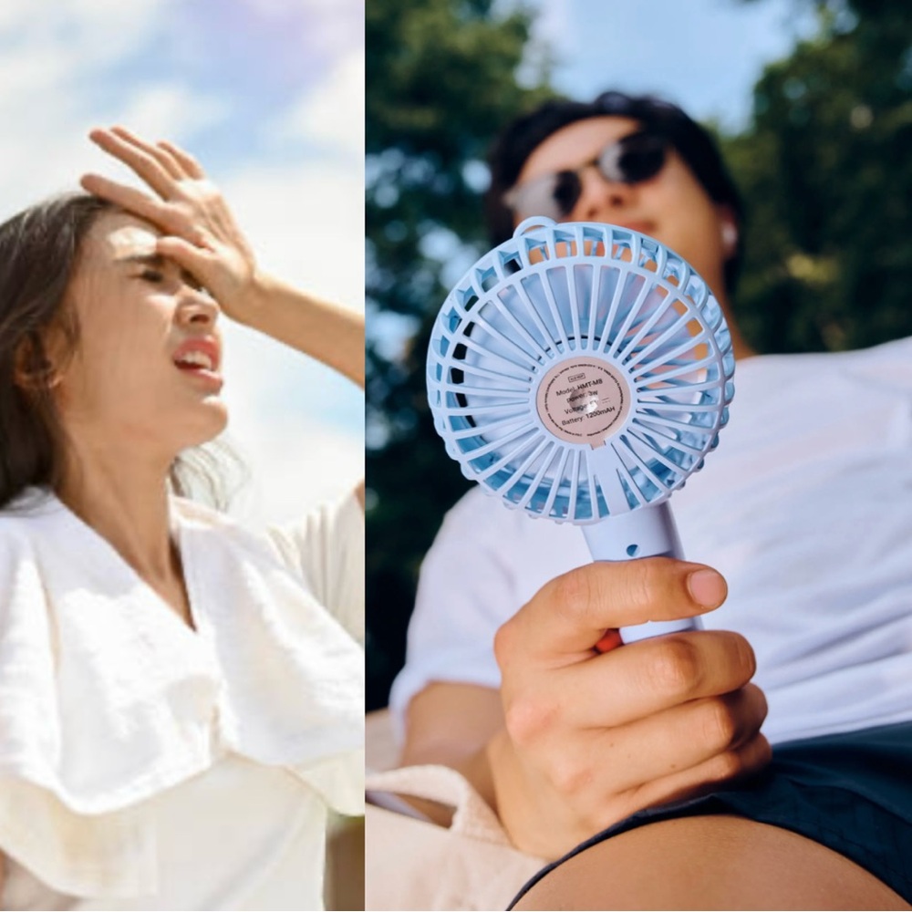 Five-Speed Handheld Fan in Multiple Colors